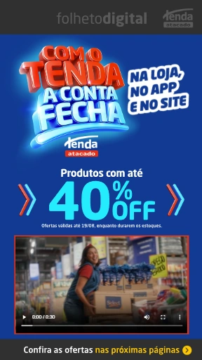 Folheto Tenda Atacado